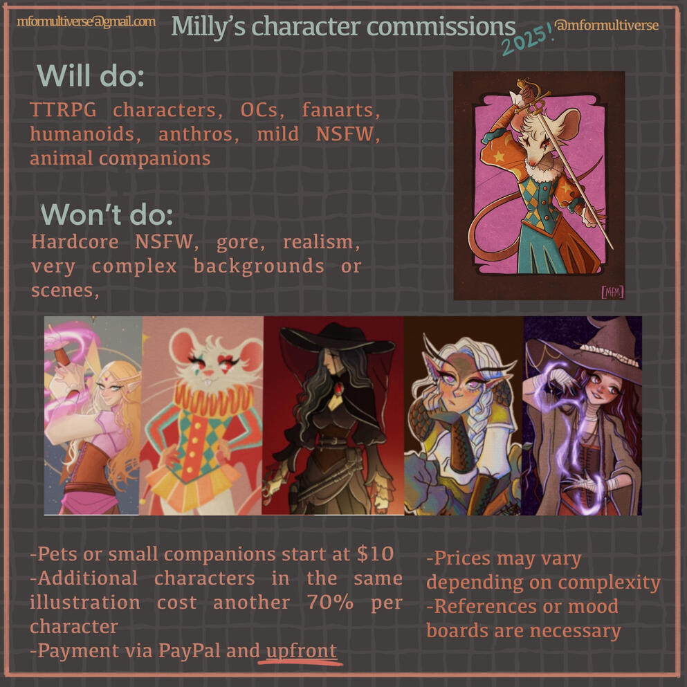 Commissions open!
